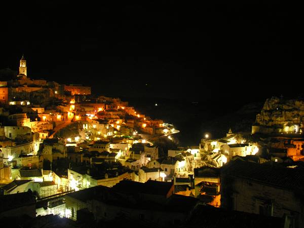 Matera by night
