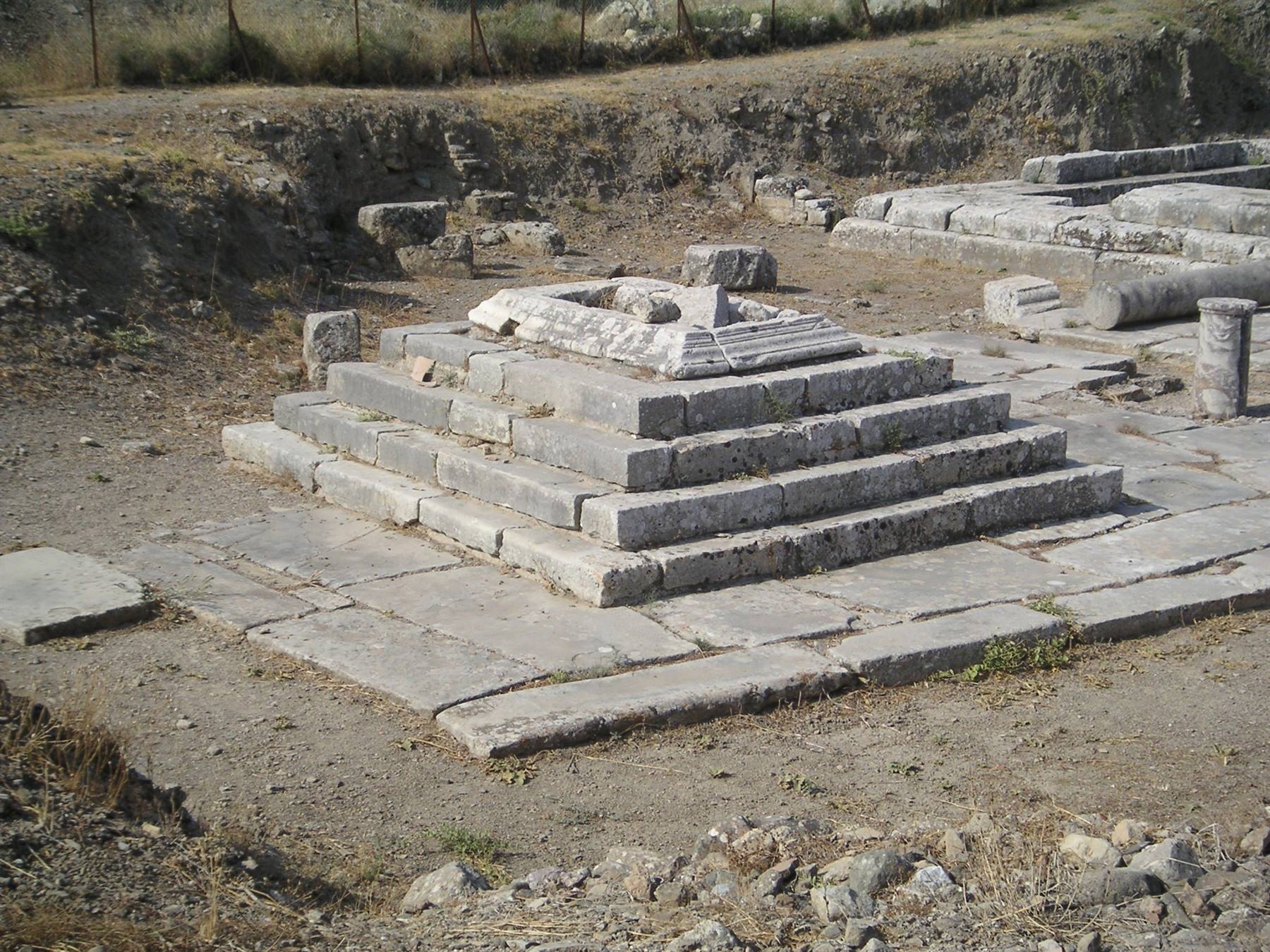 Gortina - altare del tempio di Apollo