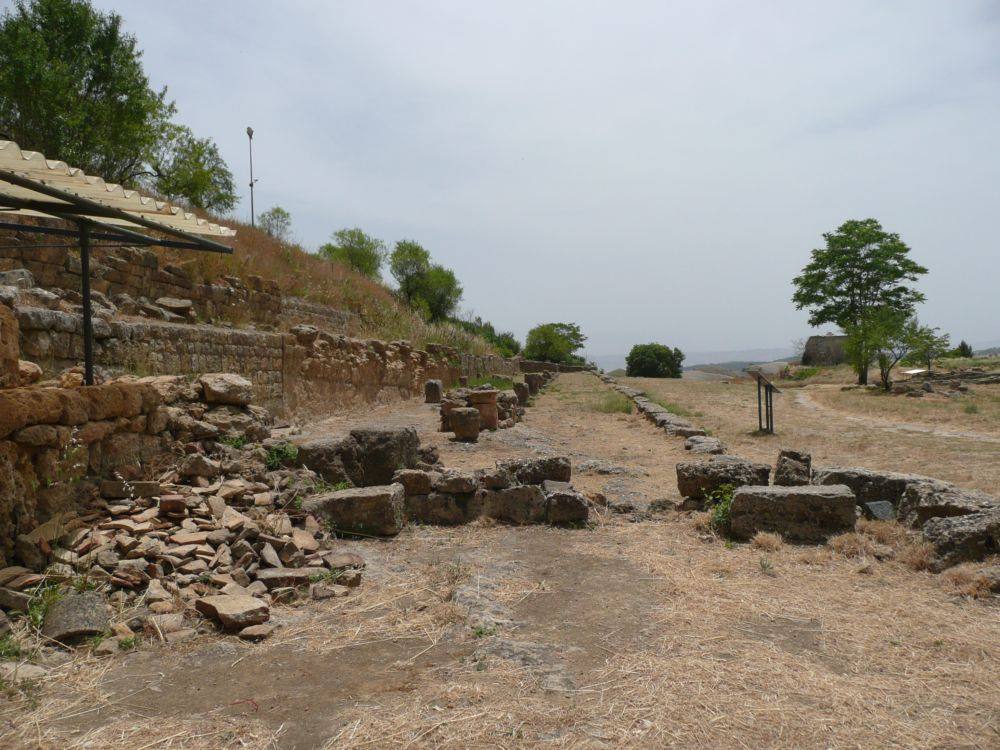 MORGANTINA - stoà est