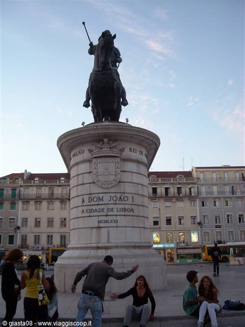 statua equestre di Dom Joào Das Regres-Lisbona