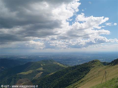 Panorama verso la PIanura Padana