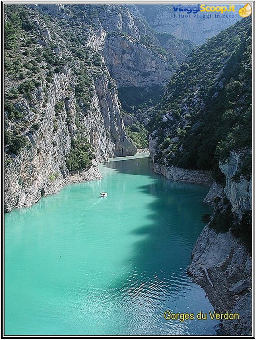 Gorges du Verdon - La foce del Verdon prima di entrare nel Lac Sainte Croix