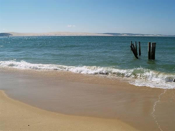 La Dune vista dalla penisola di Arcachon