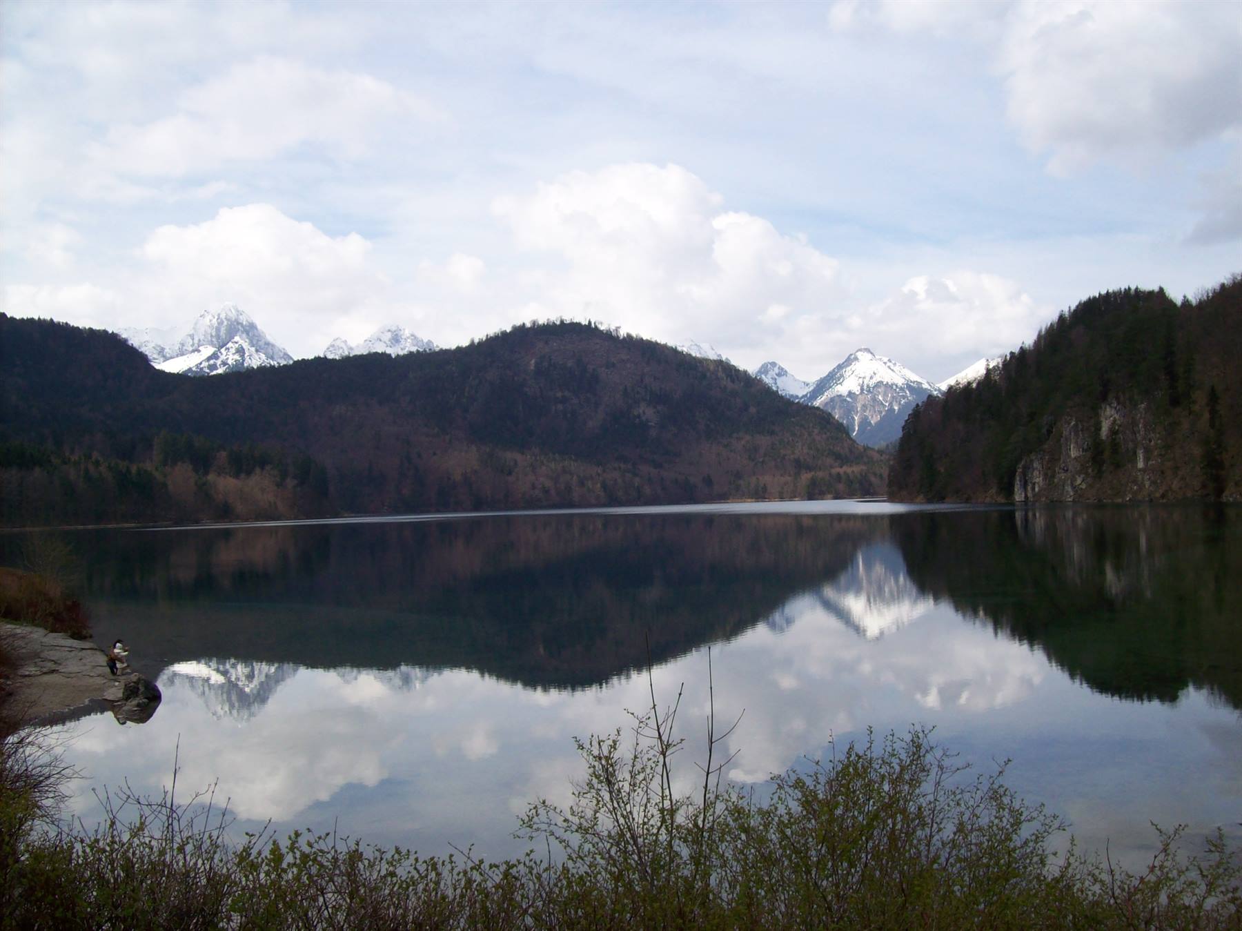 Laghetto nella zona dei castelli