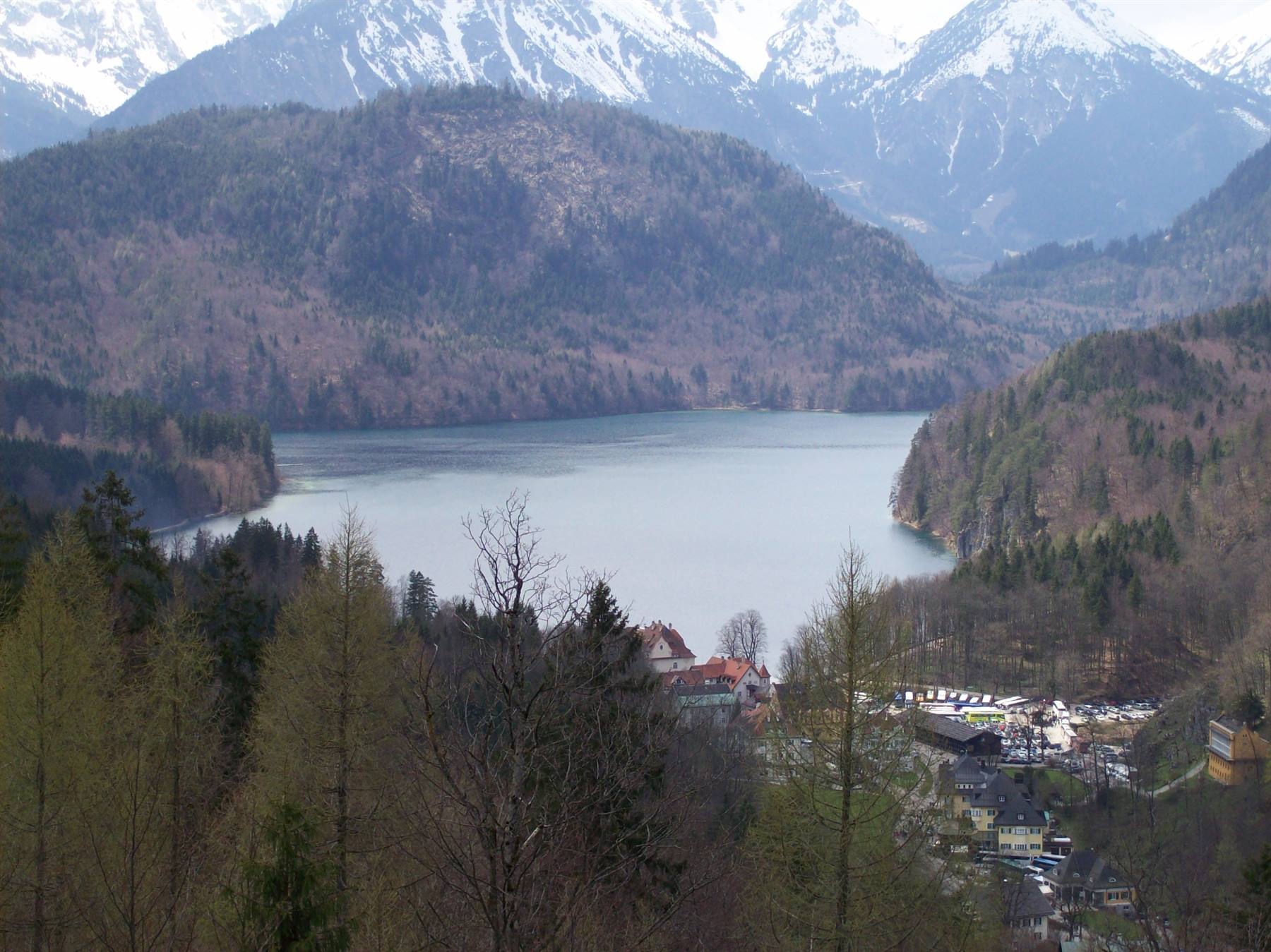Visuale dalle finestre del castello