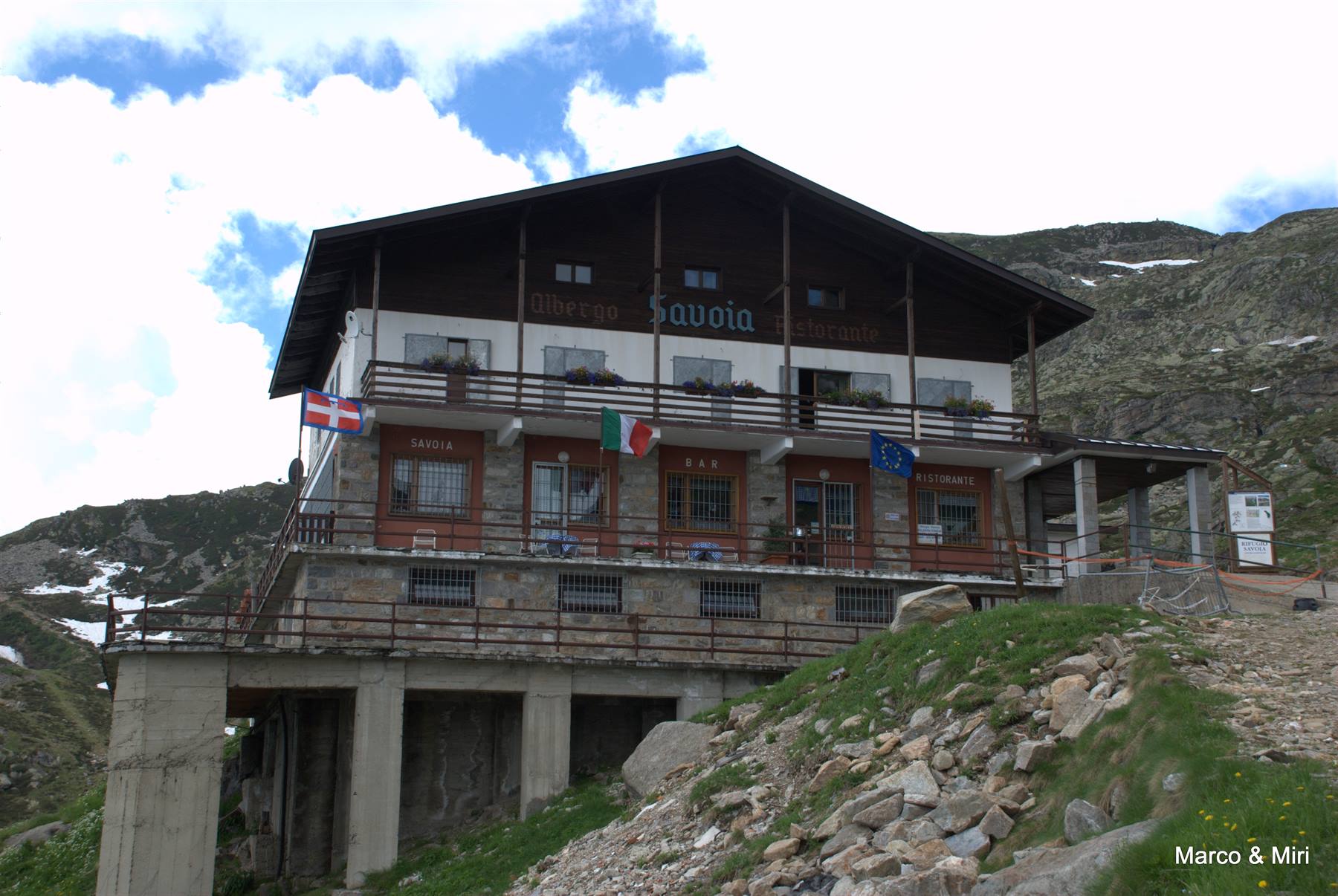 Il rifugio Savoia