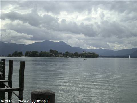 la Fraueninsel, nel lago Chiemsee