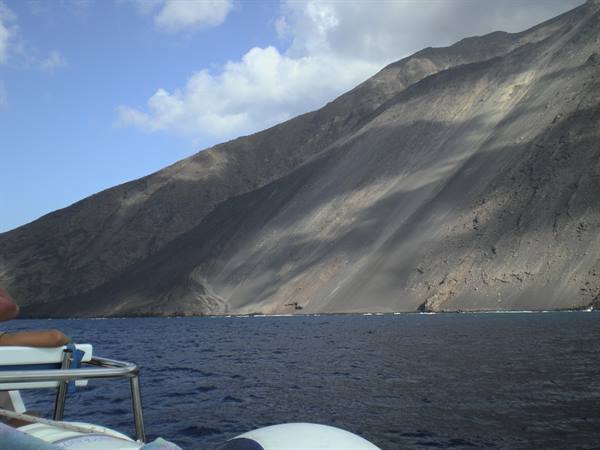 La sciara di fuoco di Stromboli