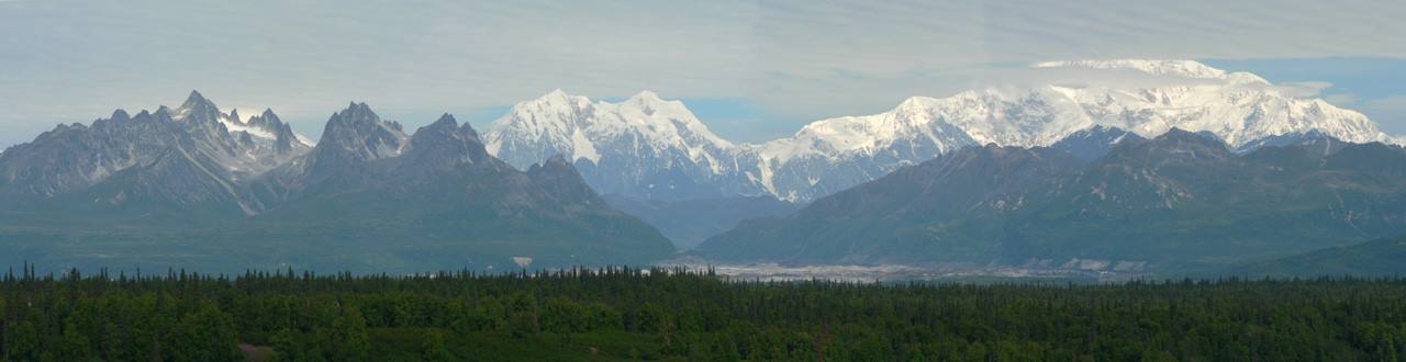 Panoramica sul Mt McKinley - Denali National Park