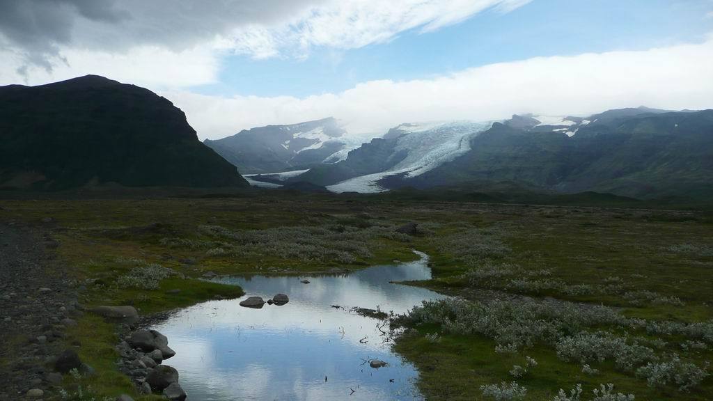 Dreidamerkursandur - sullo sfondo Kvìàrjokull