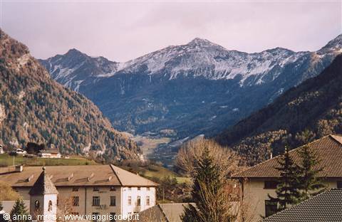 Vista dell'area intorno a Vipiteno
