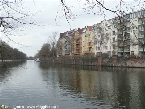 Case lungo lo Spree - zona di Schloss Charlottemburg