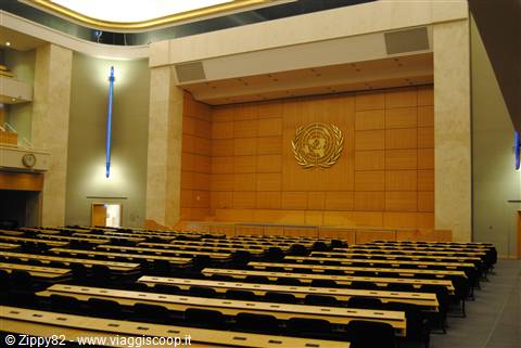 L'interno del palazzo dell'ONU