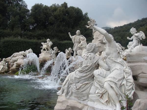 Particolare della fontana di Venere e Adone