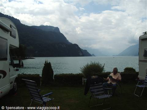 Brienz, camping sul lago