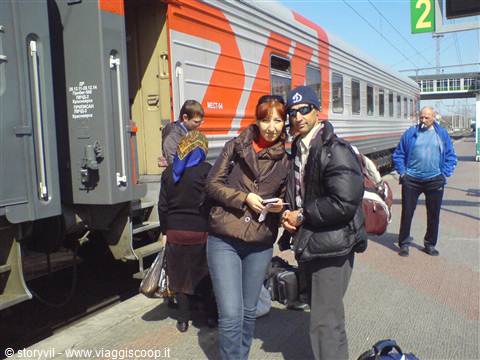 io e Lei. sulla transiberiana. Novosibirsk