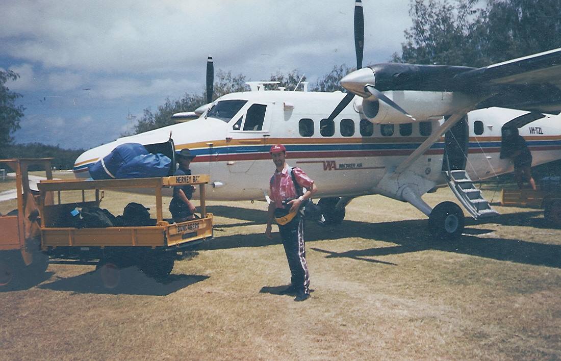 appena arrivati da lady elliot island