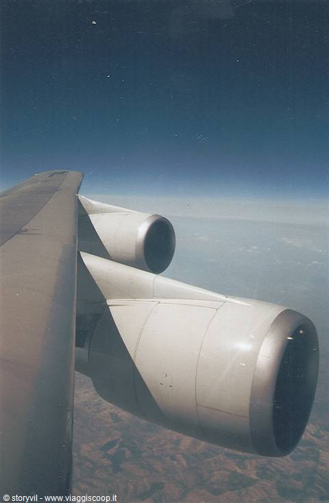 In volo da Rio a Milano Varig B 747