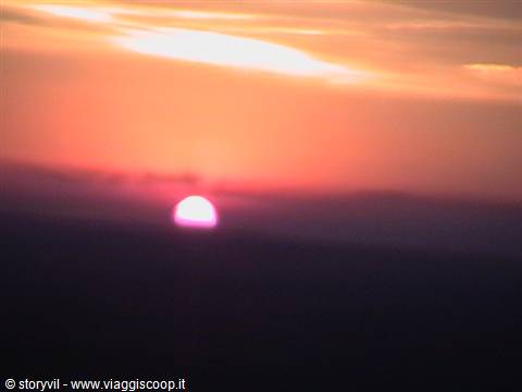 tramonto a iguasu
