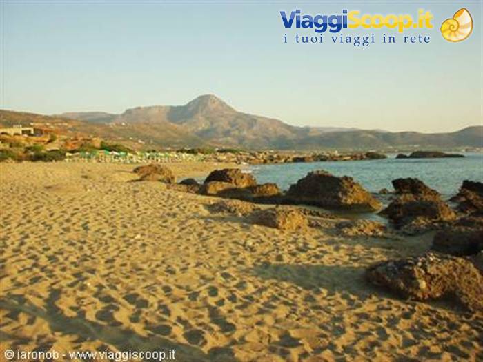 Spiaggia di Falasarna al tramonto