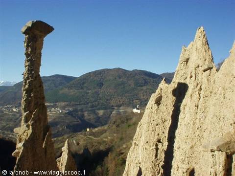 Particolare delle piramidi di Segonzano