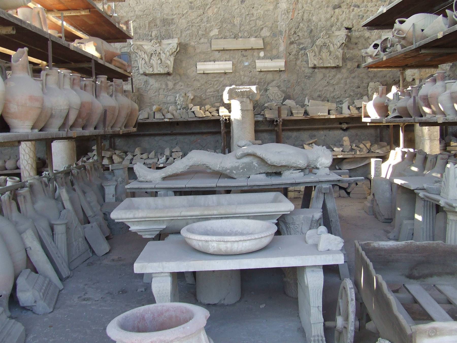 POMPEI - Calchi in gesso
