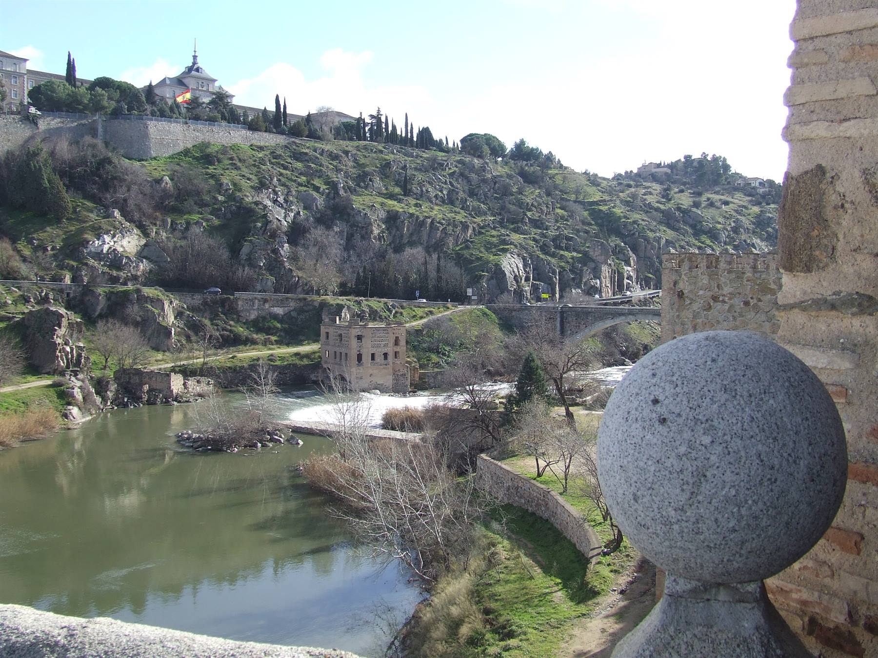TOLEDO - Il Fiume Tago alla Puerta de Alcantara