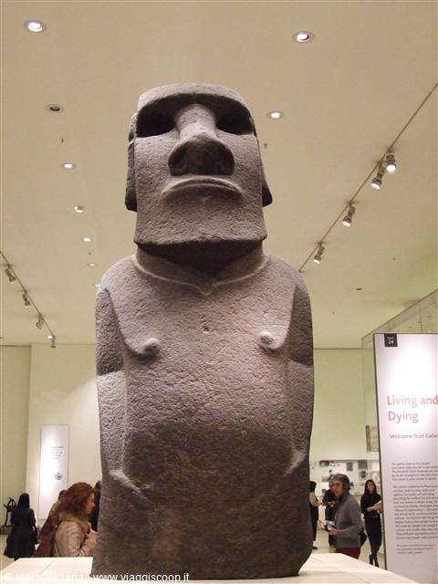 LONDRA- British Museum : Monumento dell'isola di Pasqua