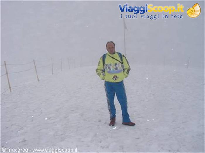 Jungfraujoch, bufera di neve a ferragosto