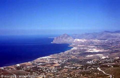 La vista da Erice