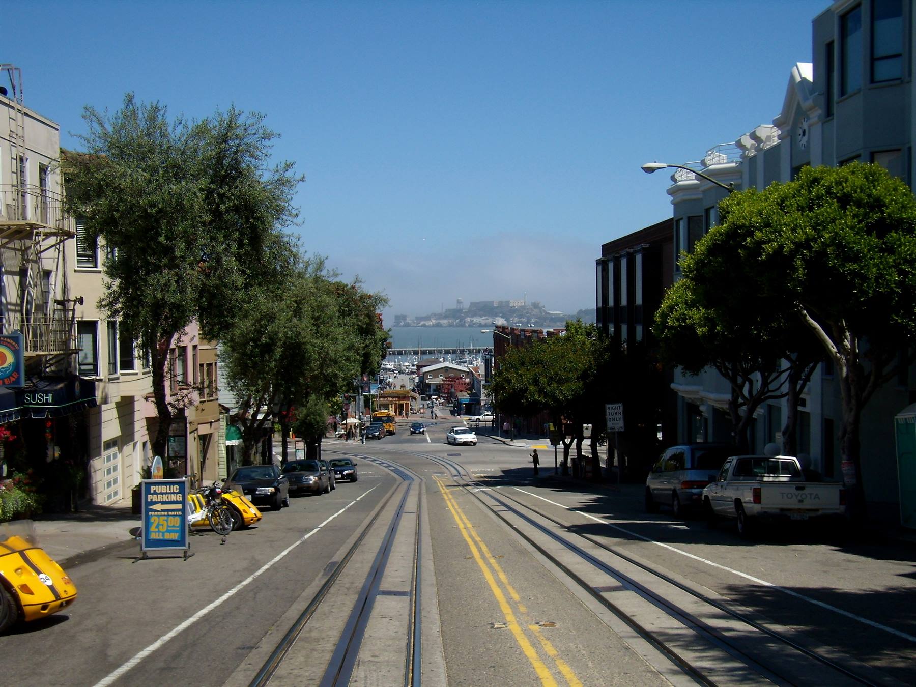 Alcatraz e baia
