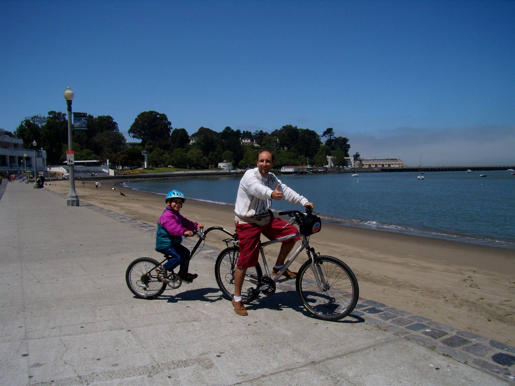 In bici verso Sausalito