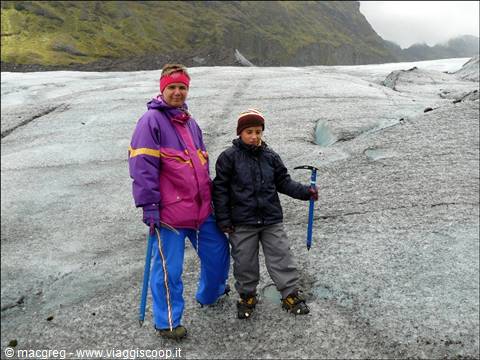 Parco Nazionale di Skaftafell, escursione sul ghiacciaio