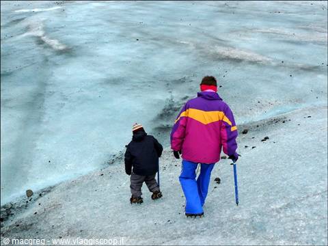Parco Nazionale di Skaftafell, escursione sul ghiacciaio