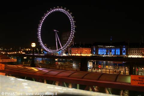london eye by night
