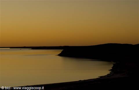 Tramonto a Shark bay