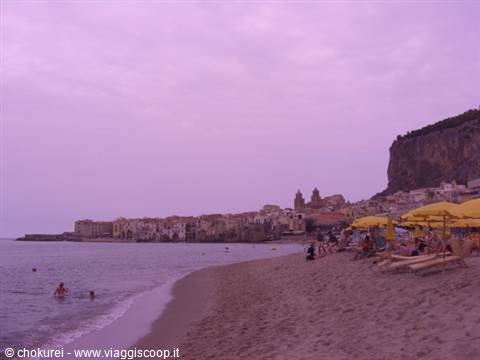 Cefalù, la spiaggia.