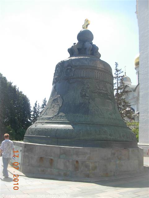 Mosca - Cremlino, campana dello Zar
