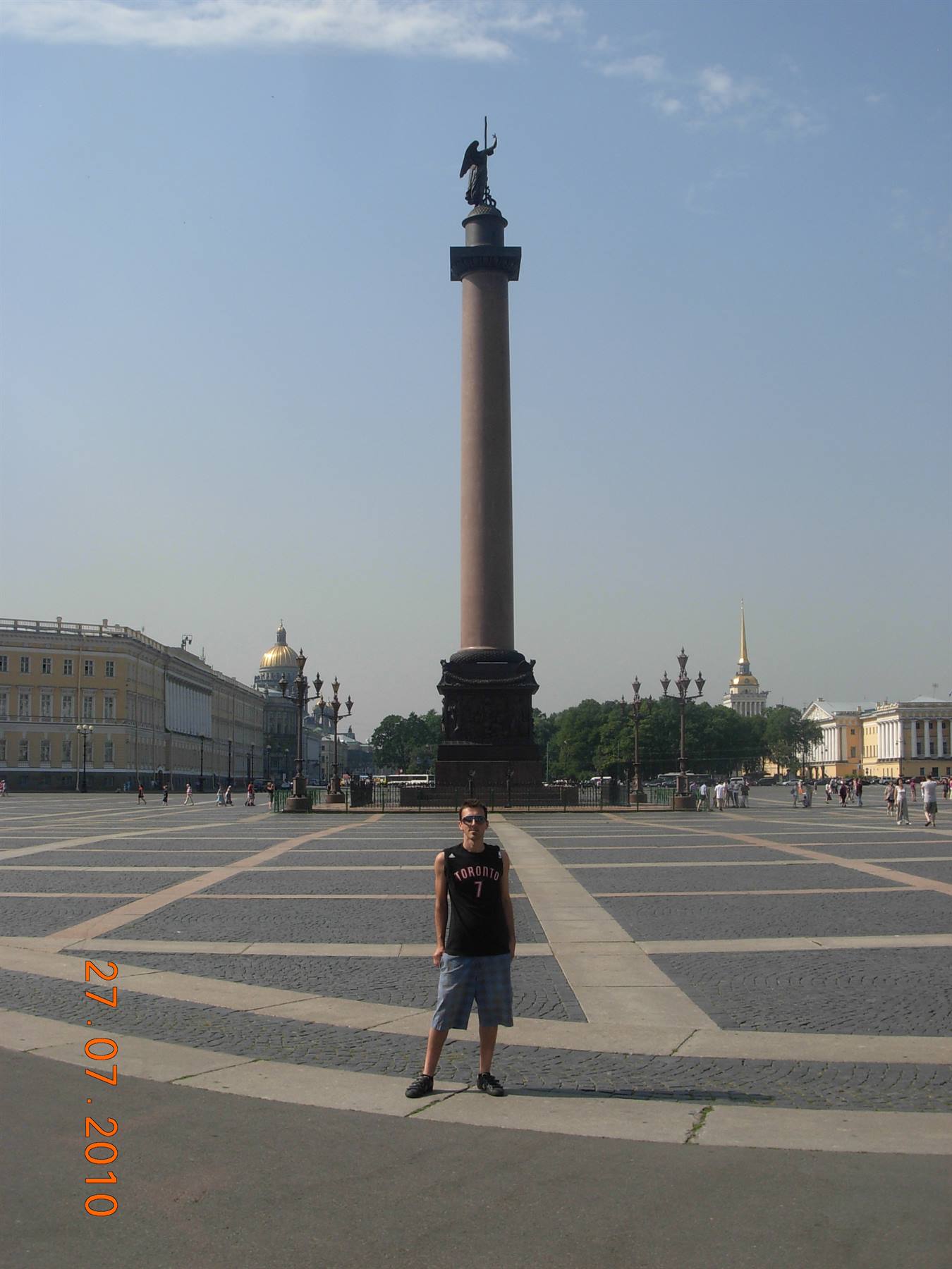 San Pietroburgo - piazza del Palazzo, colonna di Alessandro I