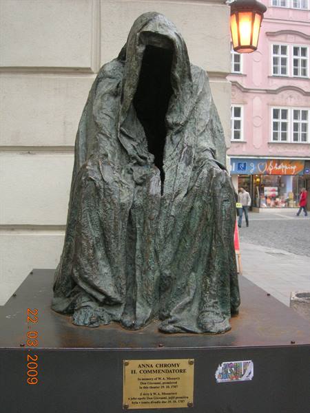 Praga - monumento a Mozart