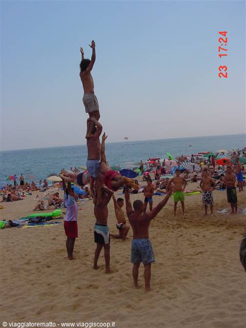 Lloret de mar - artisti di spiaggia