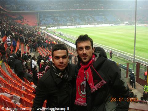 Milano - io e artu a San Siro