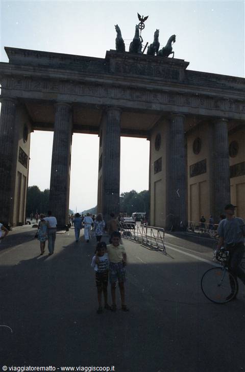 in Germania con il muro..
