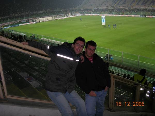 Firenze - io e Thomas allo stadio