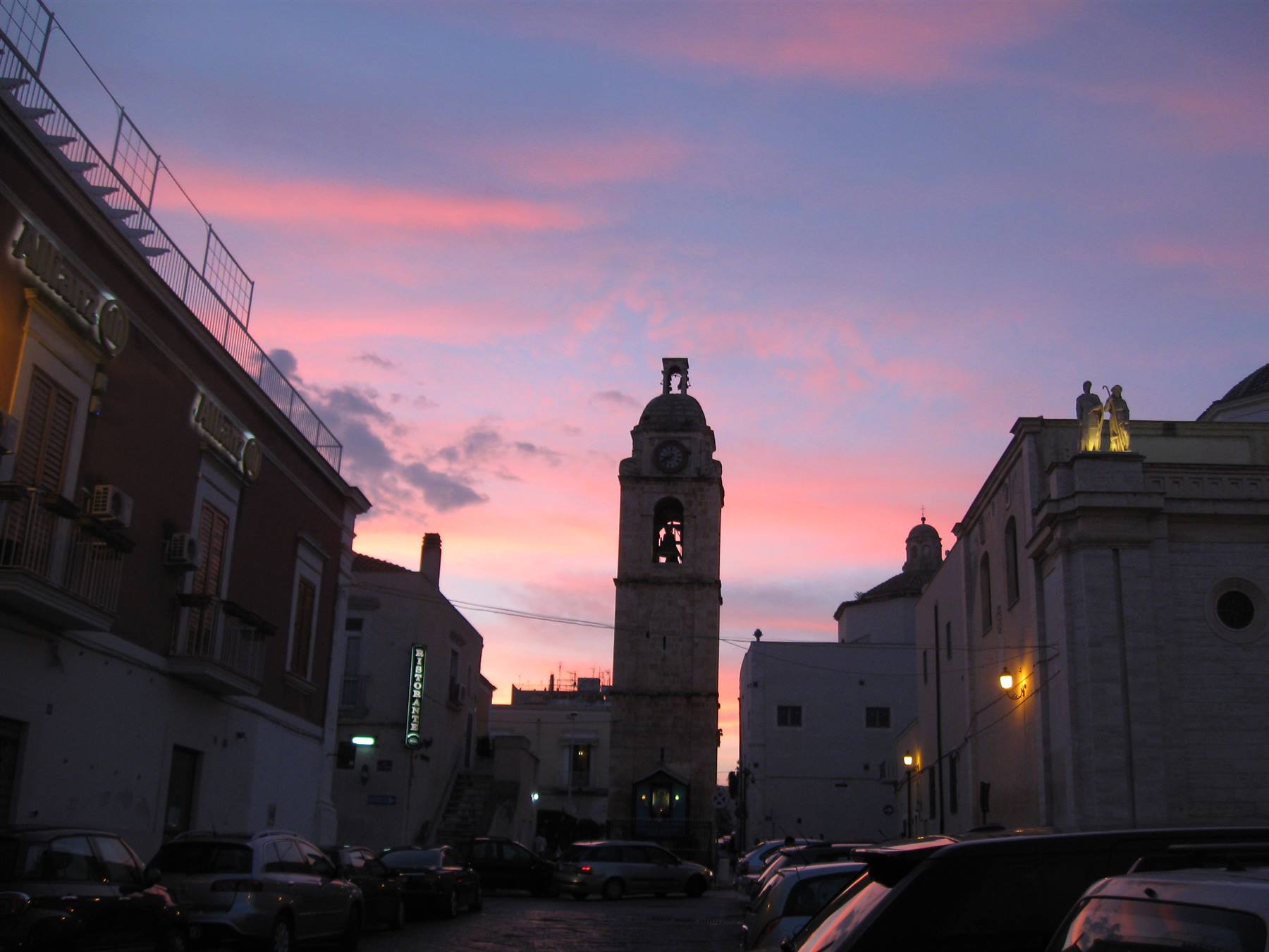 la torre al tramonto