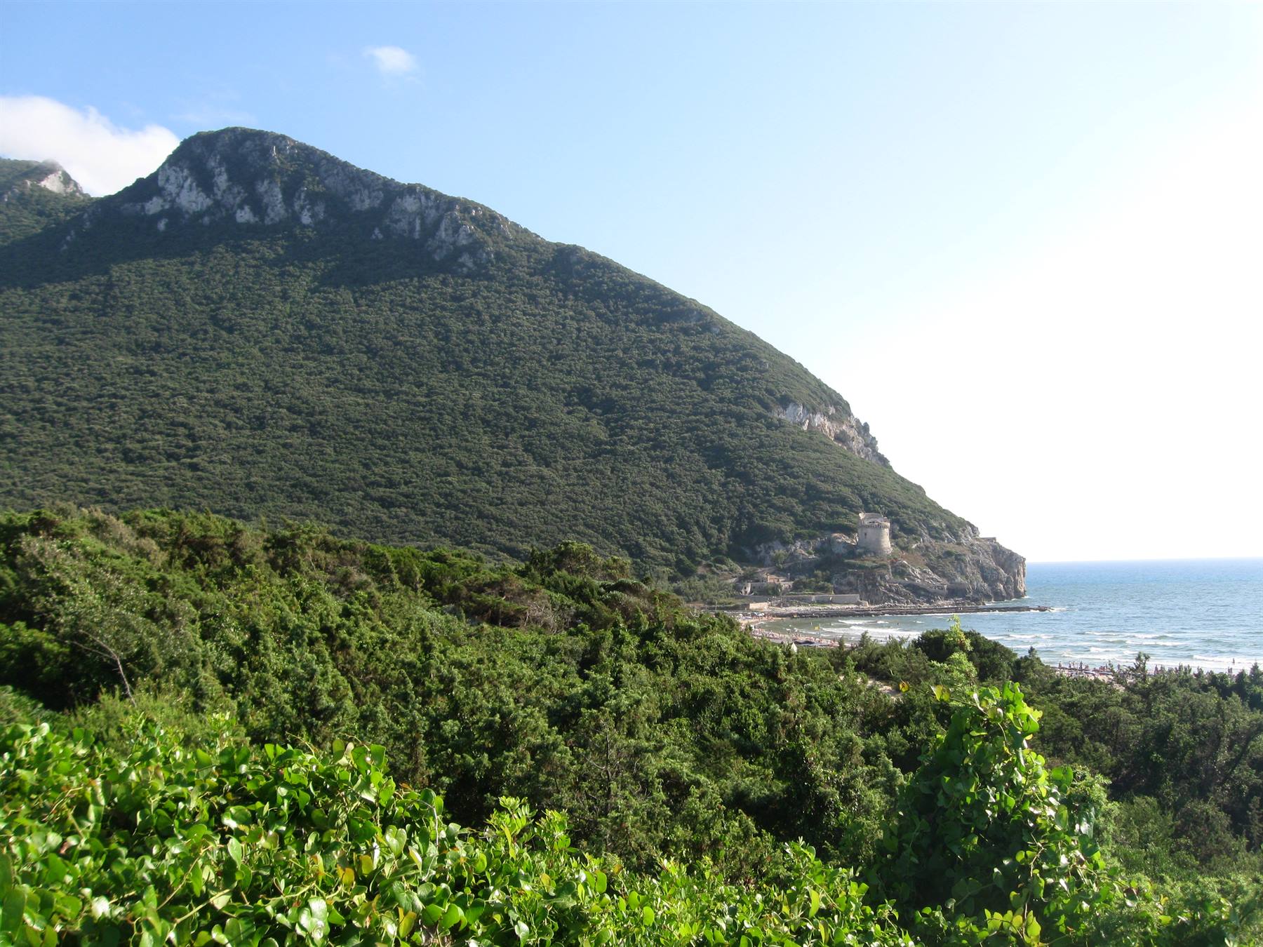 promontorio del Circeo da Sabaudia