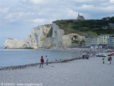 Etretat, la spiaggia