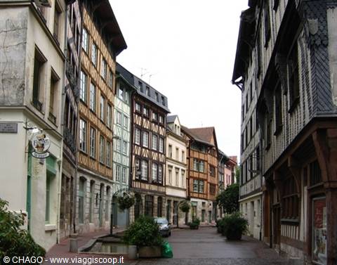 Rouen, stradina pittoresca