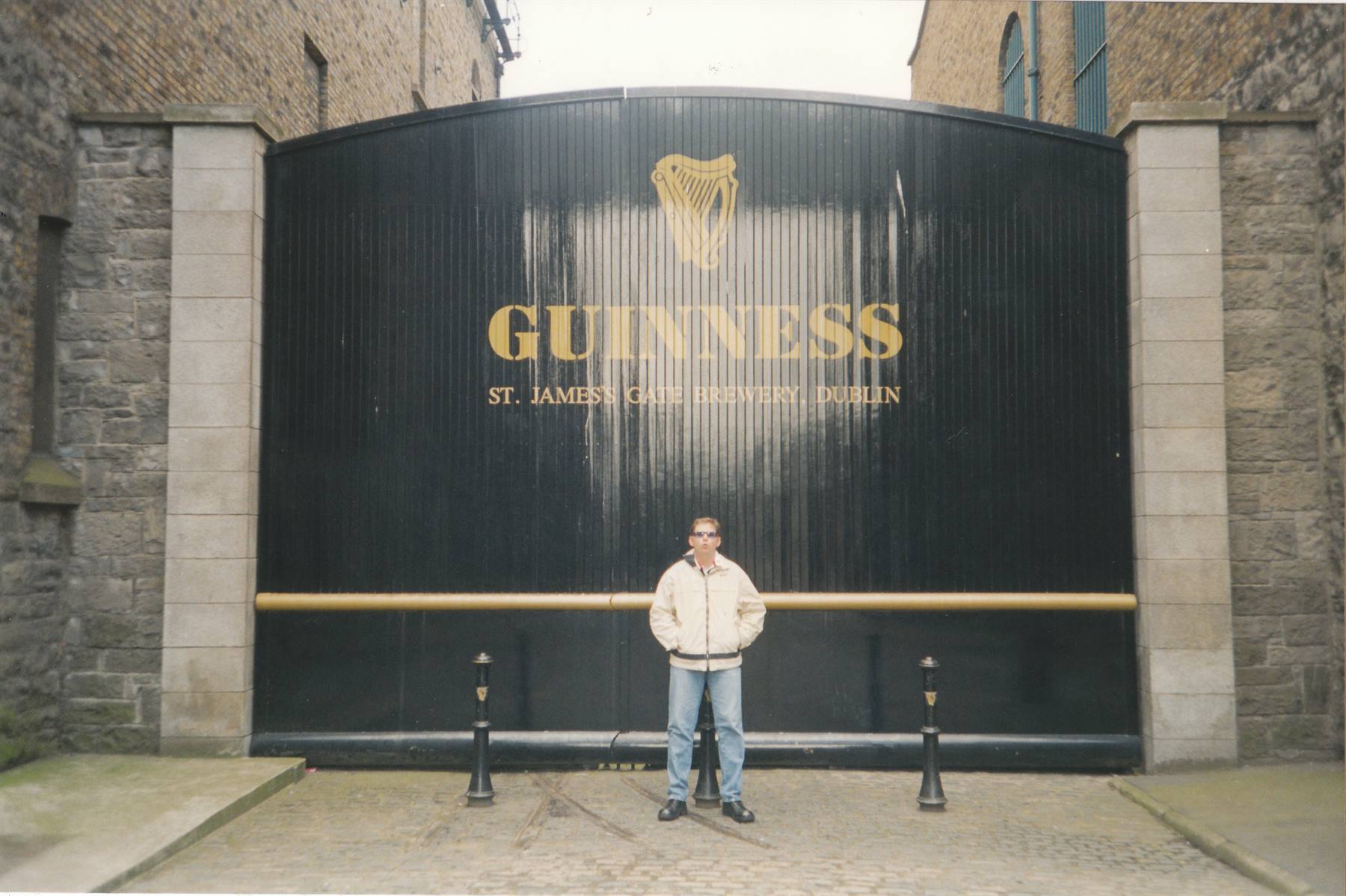ingresso alla fabbrica della mitica Guinness