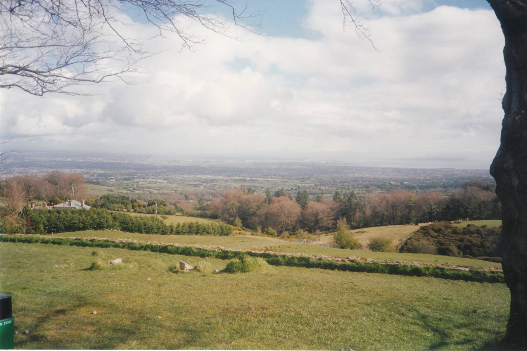 panorama dalle Wicklow Monts.